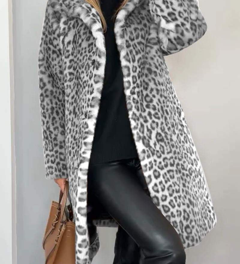 Macarena | Abrigo Largo Leopardo