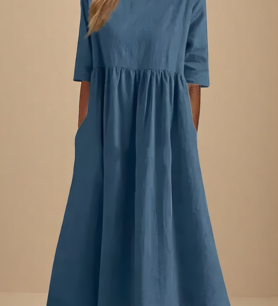 Estela | Vestido de Algodón Fluido