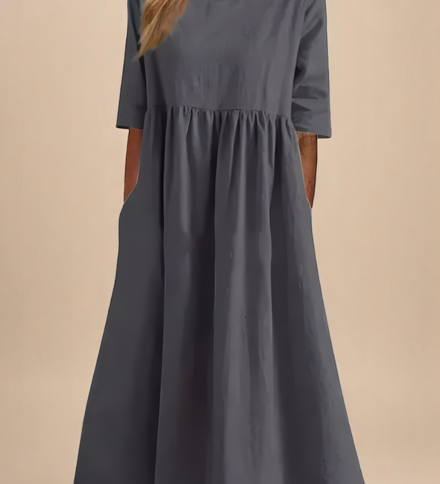 Estela | Vestido de Algodón Fluido