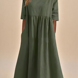 Estela | Vestido de Algodón Fluido