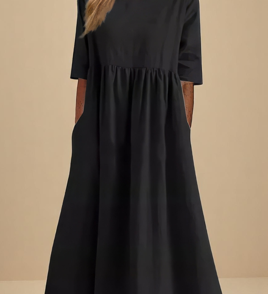 Estela | Vestido de Algodón Fluido