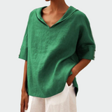 Nieves | Camiseta de Lino Suelta