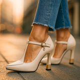 Silvia | Tacones de Piel Elegantes