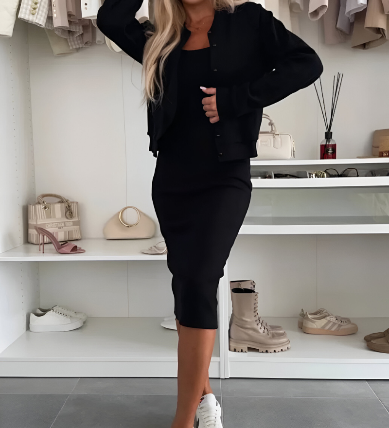 Natalia | Vestido Midi Ajustado