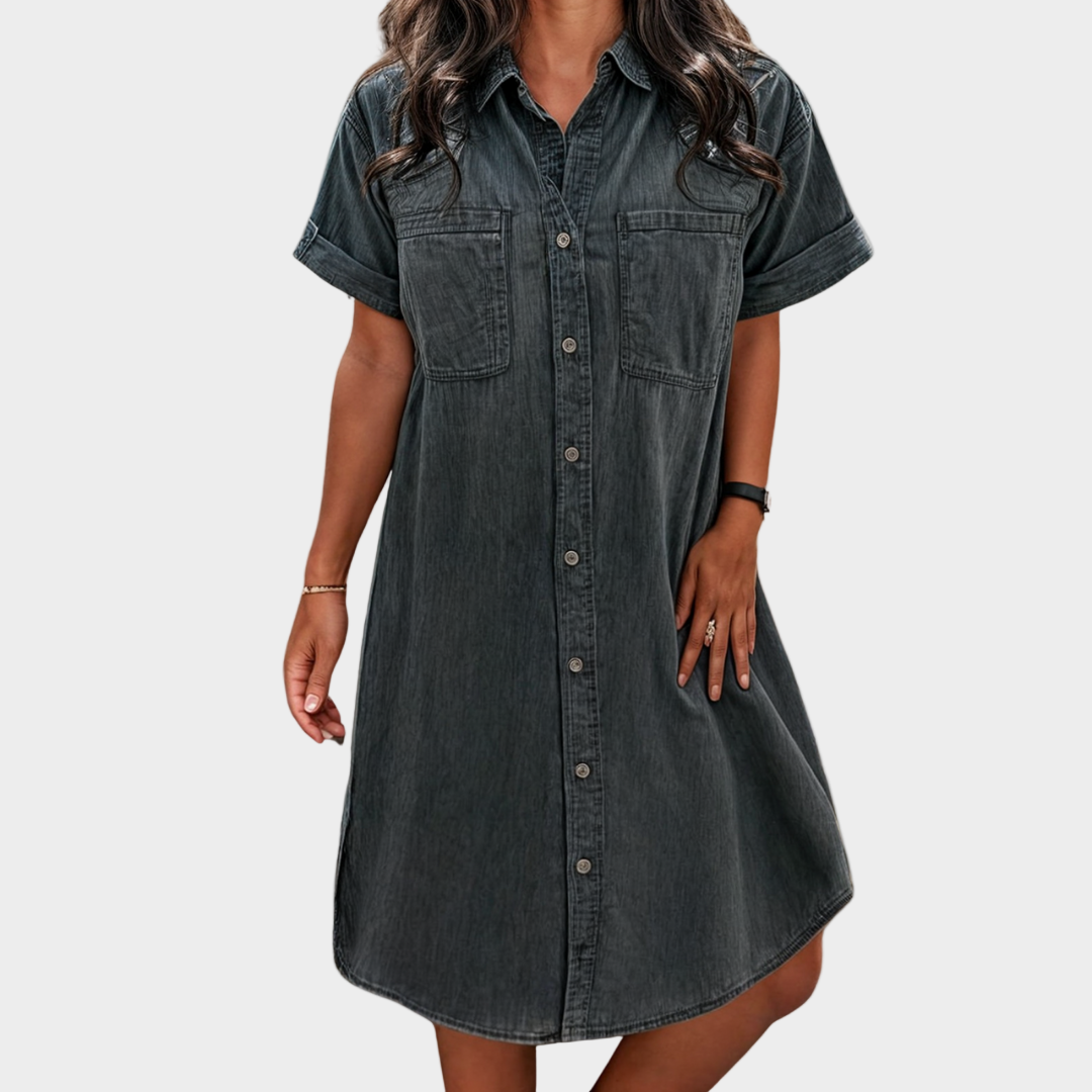 Marina | Vestido Largo Denim