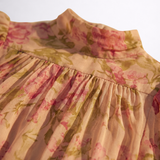 Rosario | Vestido Largo Floral de Chiffon