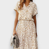 Macarena | Vestido Estampado de Piel