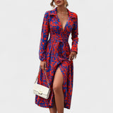 Lara | Vestido Estampado Clásico