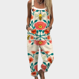 Milagros | Mono Estampado con Tirantes
