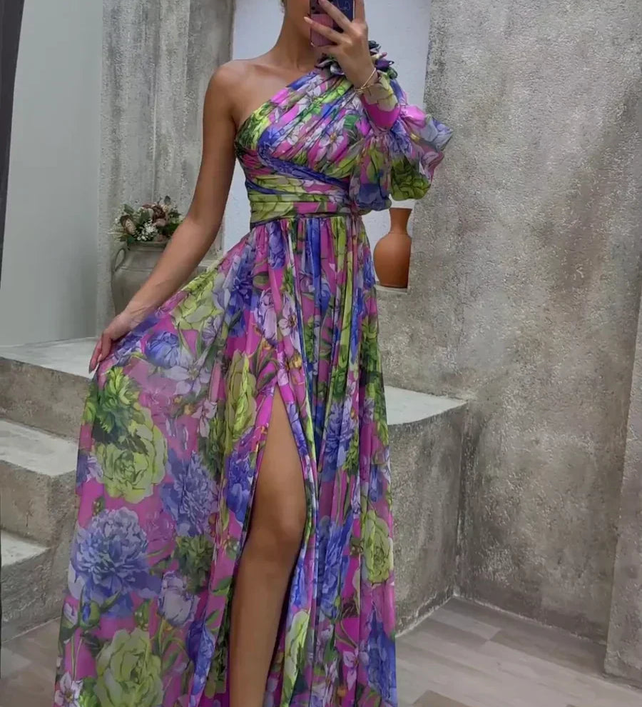 Gloria | Vestido Floral Fluido