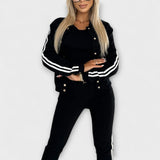 Sandra | Chaqueta a Rayas Moderna