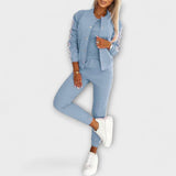 Sandra | Chaqueta a Rayas Moderna