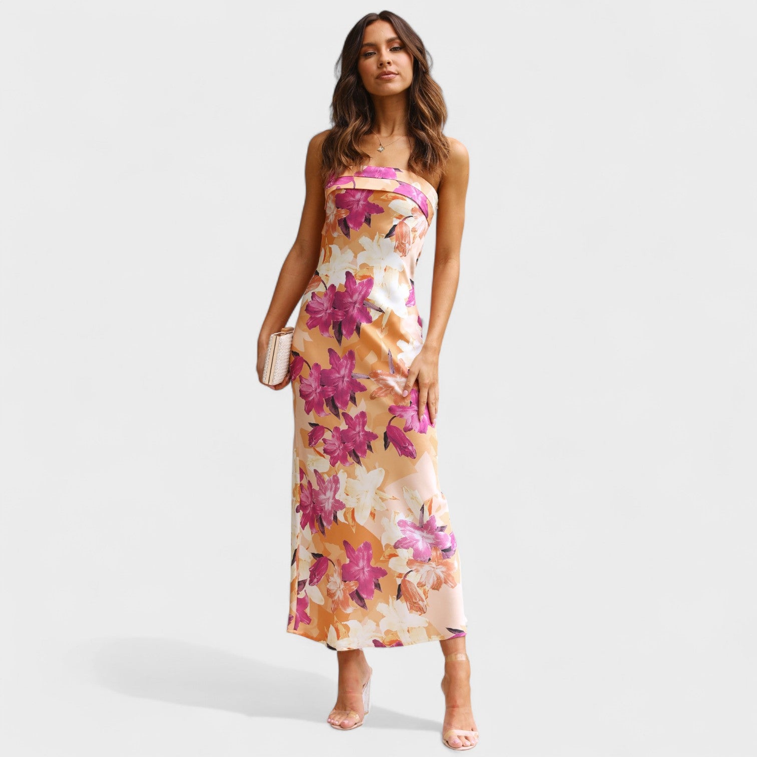Belén | Vestido Floral de Satén