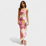 Belén | Vestido Floral de Satén