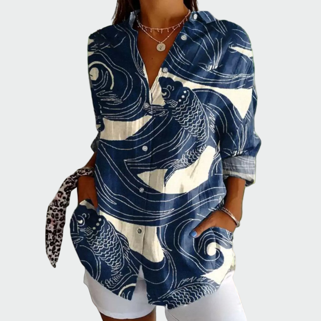 Marisa | Camisa Floral Manga Larga