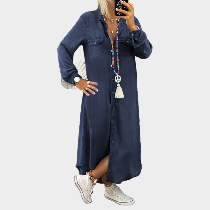 Concepción | Vestido Maxi Manga Larga
