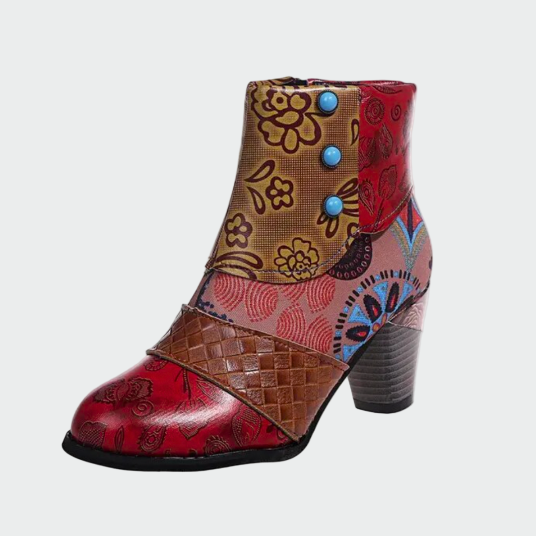 Juana | Botas Florales Bohemias