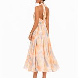 Aurora | Vestido con Cuello Halter