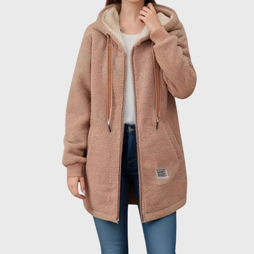 Carmen | Abrigo de Piel Minimalista