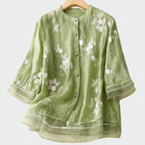 Milagros | Camisa Larga Floral