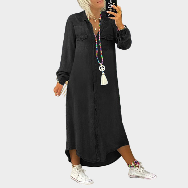 Concepción | Vestido Maxi Manga Larga
