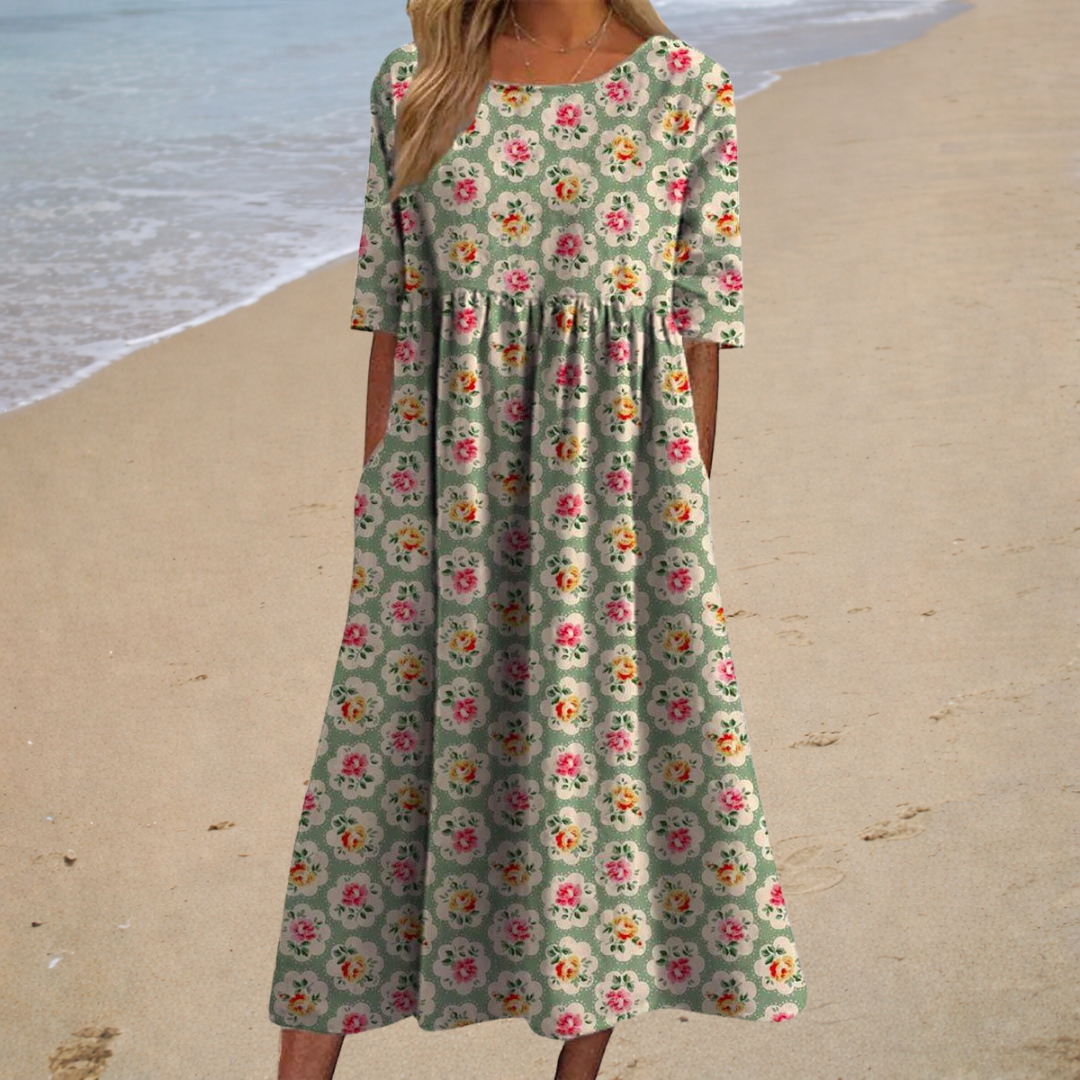 Concepción | Vestido Midi Floral