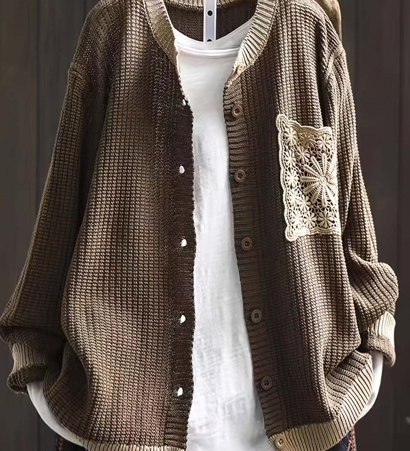 Sara | Chaqueta de Encaje de Punto