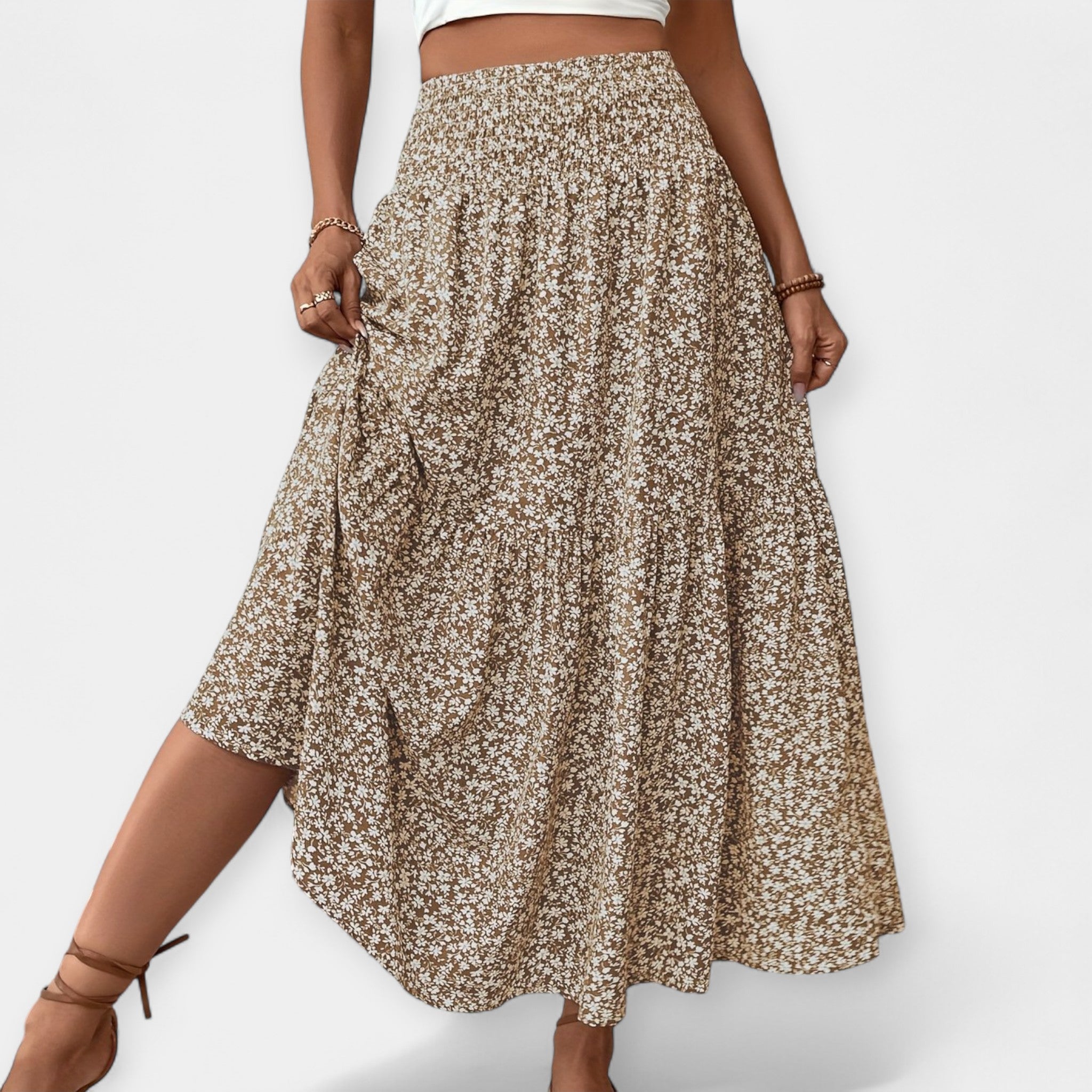 Daniela | Falda Maxi Floral