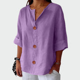 Rosalía | Blusa de Lino Suelta