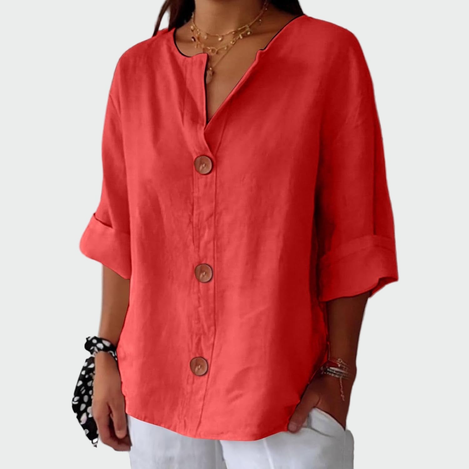 Rosalía | Blusa de Lino Suelta