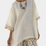 Elvira | Blusa Estampada de Piel