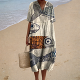 Marina | Vestido Midi Estampado