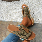 Olga | Sandalias Estampadas de Lana