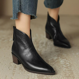 Mercedes | Botines de Piel Elegantes