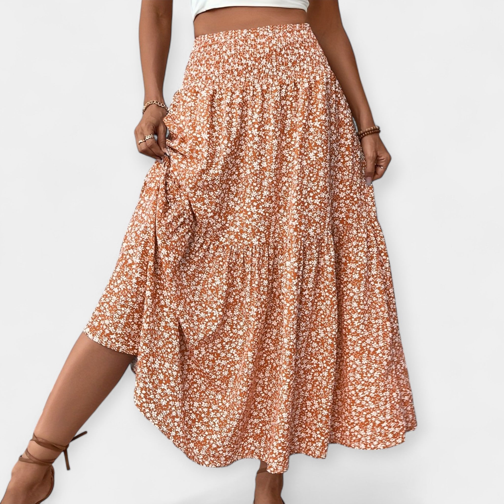 Daniela | Falda Maxi Floral
