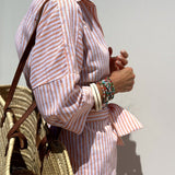 Miriam | Camisa a Rayas Elegante