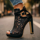 Florencia | Tacones de Encaje Clásicos