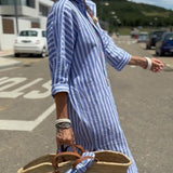 Miriam | Camisa a Rayas Elegante