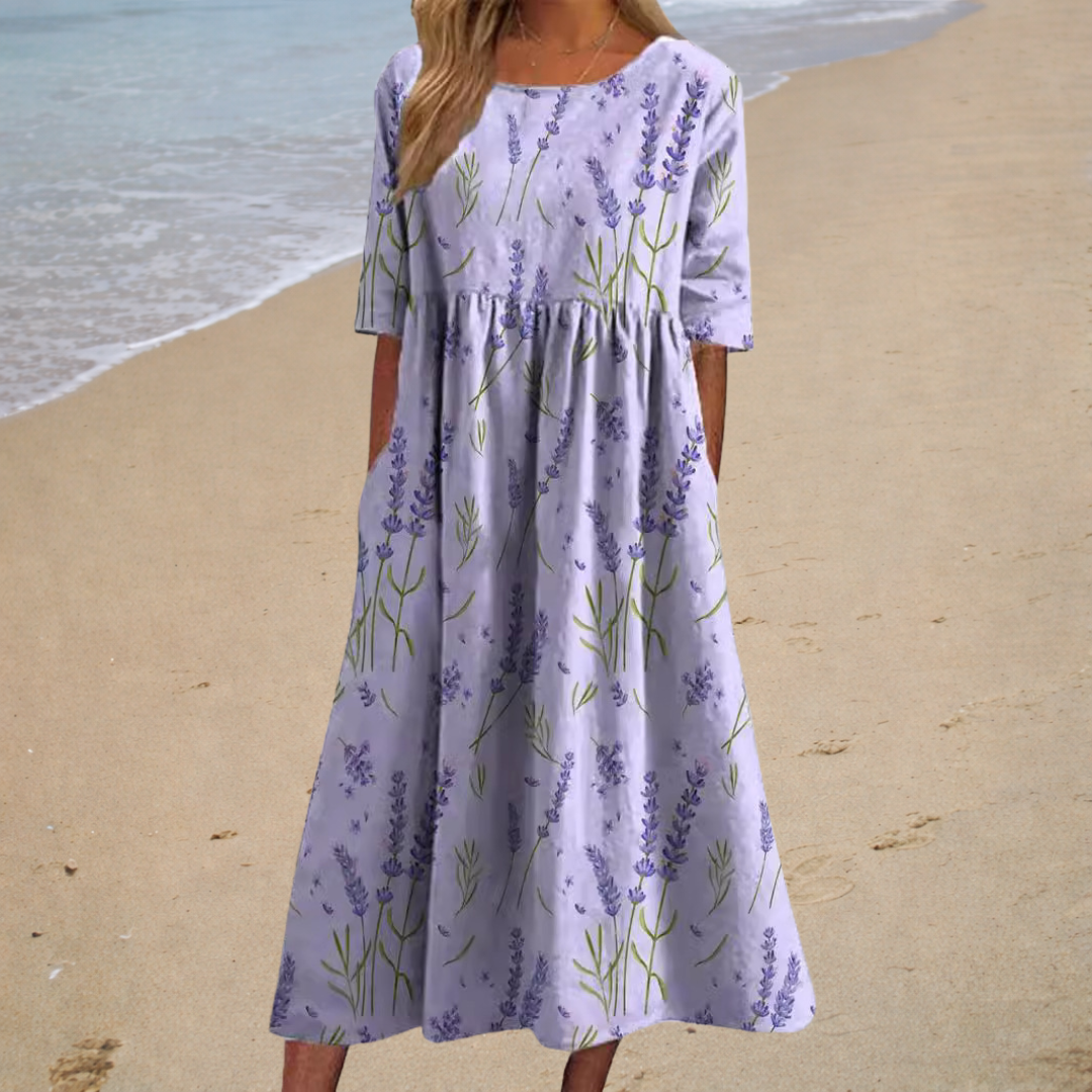 Concepción | Vestido Midi Floral