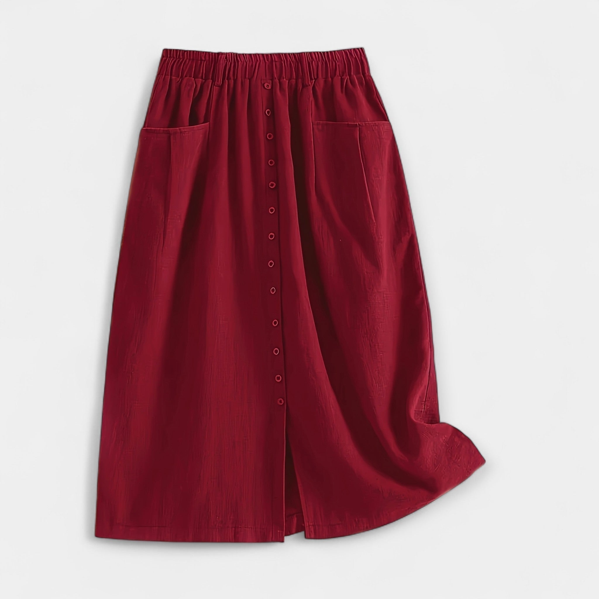 Dolores | Falda Midi de Lino