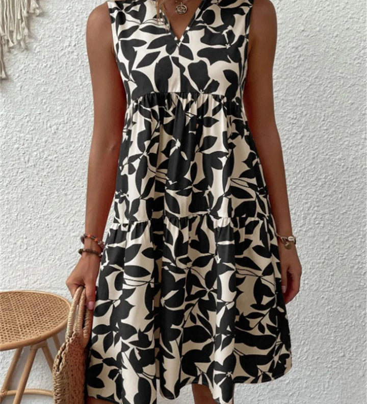 Lidia | Vestido Floral de Algodón