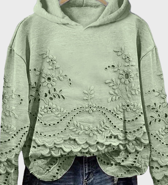 Raquel | Sudadera de Encaje Suelta
