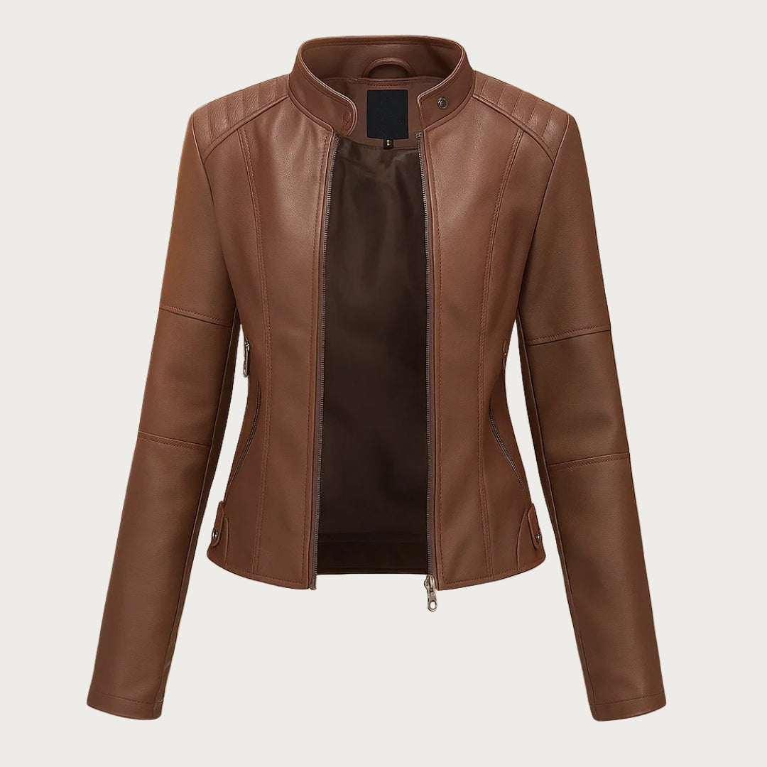 Adriana | Chaqueta de Cuero Elegante
