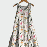 Itziar | Vestido Estampado Fluido