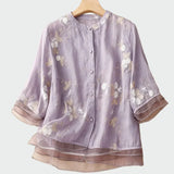 Milagros | Camisa Larga Floral