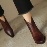 Mercedes | Botines de Piel Elegantes