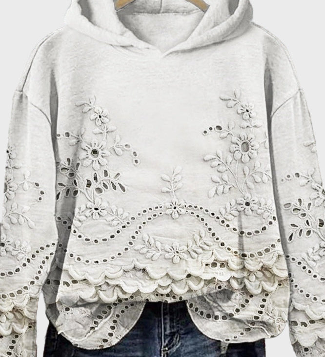 Raquel | Sudadera de Encaje Suelta