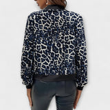 Catalina | Abrigo Estampado de Cuero