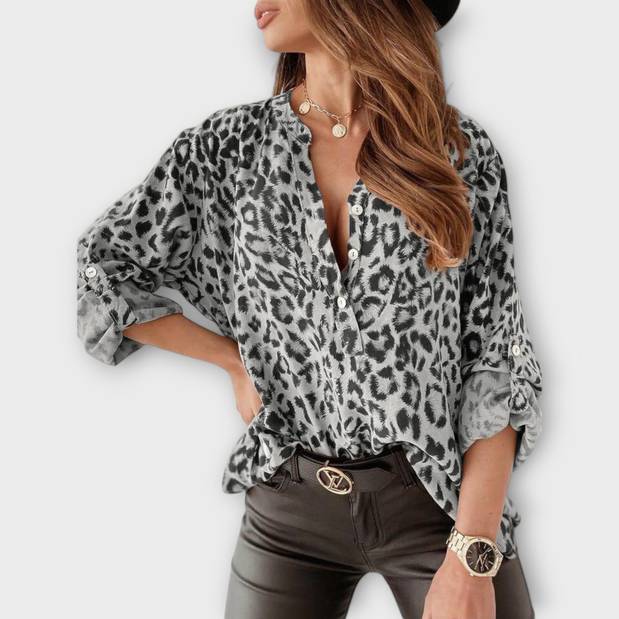Cristina | Blusa Estampada Holgada