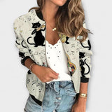Lucía | Abrigo Estampado Elegante